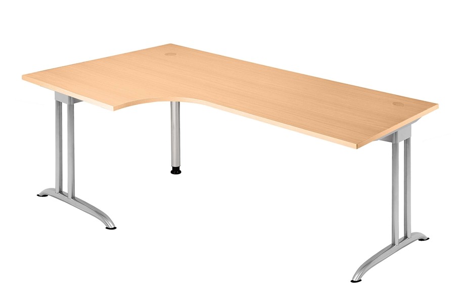 Hammerbacher Bs82 Schreibtisch B Serie Buche 200 X 120 Cm