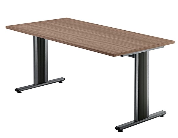 Hammerbacher Ts12 Schreibtisch T Serie Nussbaum 120 X 80 Cm