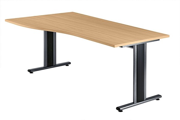 Hammerbacher Ts18 Schreibtisch T Serie Buche 180 X 100 Cm