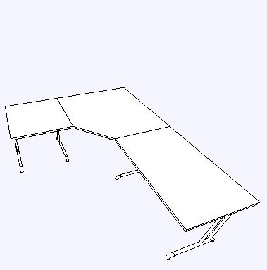 Hammerbacher Bs Schreibtisch Stellbeispiel 200 X 240 Cm