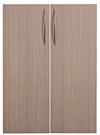 Hammerbacher 2x Schrank Türen Schranksystem Basic 3OH Nussbaum